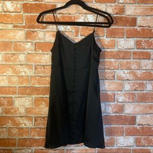 Urban Outfitters black slip dress